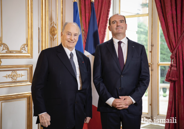 H.H. The Aga Kham meets with French Prime Minister Jean Castex